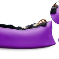 Outdoor Travel Inflatable Blow Up Hammock Air Lounger - Image 4